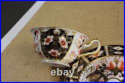 4 Piece Place Setting Traditional Imari 2451 Royal Crown Derby England MINT