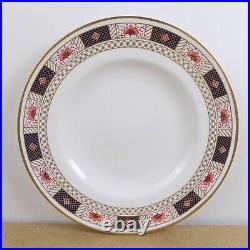 4 Royal Crown Derby Derby Border 10.5 Dinner Plates England Bone China