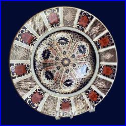 4 Royal Crown Derby Old Imari 10.5 Dinner Plates Bone China 1128 Set