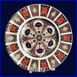 4 Royal Crown Derby Old Imari 10.5 Dinner Plates Bone China 1128 Set