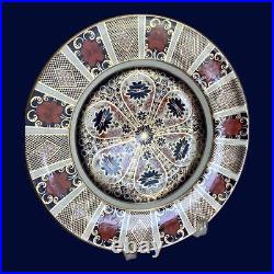 4 Royal Crown Derby Old Imari 10.5 Dinner Plates Bone China 1128 Set