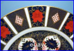 4 Royal Crown Derby Old Imari 1128 Dinner Plates 10 5/8 Look Unused