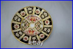 4 Royal Crown Derby Traditional Imari 2451 Demitasse Can Shape Cups and Saucers