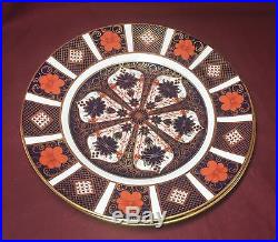 4 Royal Crown Derby china Old Imari #1128 pattern salad plates