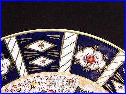 4 Vintage Royal Crown Derby Traditional Imari 10 5/8 Dinner Plates #2451