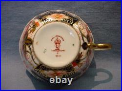4 Vintage Royal Crown Derby Imari Cups & Saucers NM #1