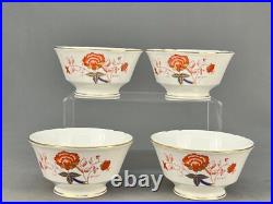 4 Vtg Royal Crown Derby Bali 5 Rice Bowls, England Mint