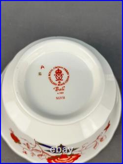 4 Vtg Royal Crown Derby Bali 5 Rice Bowls, England Mint