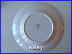 4 x Royal Crown Derby Old Imari 1128 Large 2 Rim Dinner Plates 10.5