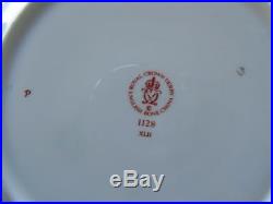 4 x Royal Crown Derby Old Imari 1128 Large 2 Rim Dinner Plates 10.5