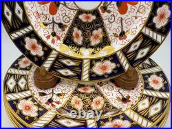 4x Royal Crown Derby Bone China TRADITIONAL IMARI Tiffany & Co. Salad Plates