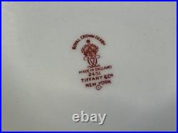 4x Royal Crown Derby Bone China TRADITIONAL IMARI Tiffany & Co. Salad Plates