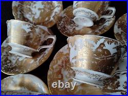 5 Royal Crown Derby Gold Aves cup&saucer