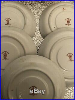 5 Royal Crown Derby Old Imari 1128 Coffee Cans & Saucers 1st Quality Dated 1923