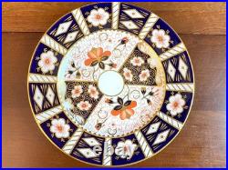 5 Royal Crown Derby Traditional IMARI 2451 Bone China Salad Plates 8 1/2 Mint