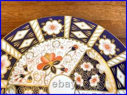5 Royal Crown Derby Traditional IMARI 2451 Bone China Salad Plates 8 1/2 Mint