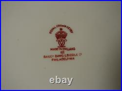 6 Rare Royal Crown Derby Bailey Banks & Biddle Philadelphia Imari Dinner Plates