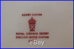 6 Royal Crown Derby 1128 OLD IMARI 8.5 SALAD PLATES 1967 Vintage Excellent