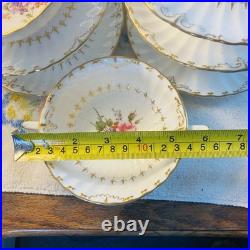 6 Royal Crown Derby Ashby Cream Soup & Saucer Sets, 1 Wentworth Saucer 12 Pcs