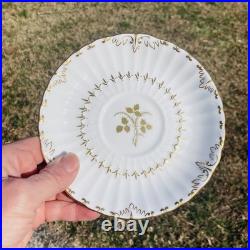 6 Royal Crown Derby Ashby Cream Soup & Saucer Sets, 1 Wentworth Saucer 12 Pcs