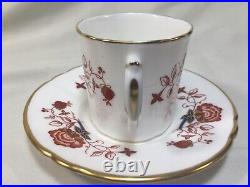 (6) Royal Crown Derby'Bali' Ely-Chelsea Shape DEMITASSE SETS