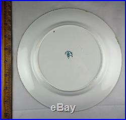 6 Royal Crown Derby China Wilmot Salad Plates Blue Flowers & Butterflies