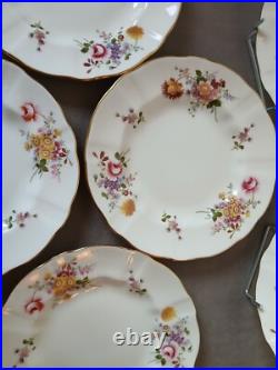 6 Royal Crown Derby Derby Posies Dessert Plates