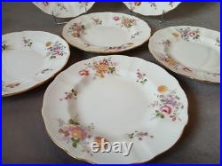 6 Royal Crown Derby Derby Posies Dessert Plates