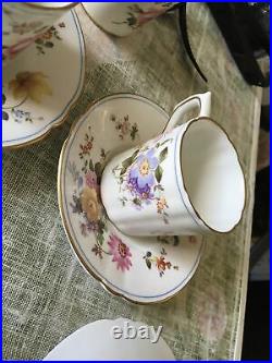 6 Royal Crown Derby English Tea Cups and Saucers Made In England