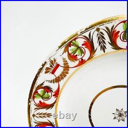 6 Royal Crown Derby Hand Painted Porcelain Dinner Plates circa 1810