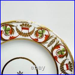 6 Royal Crown Derby Hand Painted Porcelain Dinner Plates circa 1810