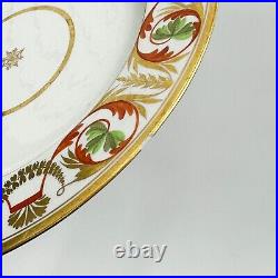 6 Royal Crown Derby Hand Painted Porcelain Dinner Plates circa 1810