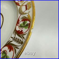 6 Royal Crown Derby Hand Painted Porcelain Dinner Plates circa 1810