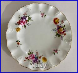 6 Royal Crown Derby Plates, Posies, Luncheon, Royal Shape