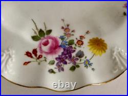 6 Royal Crown Derby Plates, Posies, Luncheon, Royal Shape
