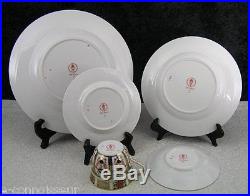 (60) Pc. Royal Crown Derby Old Imari #1128 Bone China Dinner Service for 12