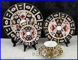 60 Pc Royal Crown Derby Traditional Imari #2451 Bone China Dinner Service for 12