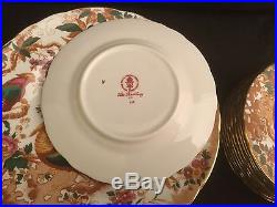 60 Piece Set Service For 12 Royal Crown Derby Olde Avesbury Dinner Salad Plate