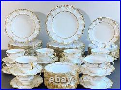 75pcs Royal Crown Derby Lombardy bone china dinner service for 12, Stunning