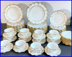 75pcs Royal Crown Derby Lombardy bone china dinner service for 12, Stunning