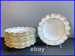 75pcs Royal Crown Derby Lombardy bone china dinner service for 12, Stunning