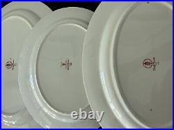 76 Piece Royal Crown Derby Derby Boarder English Bone China 8 Full Sets 1965