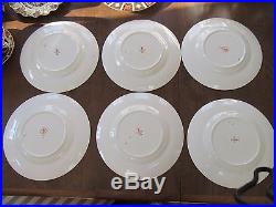 8 Royal Crown Derby 10 1/2 DINNER PLATES Old Imari 1128