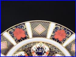 8 Royal Crown Derby Bone China Old Imari 8.5 Salad Plates #1128