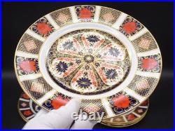8 Royal Crown Derby Bone China Old Imari 8.5 Salad Plates #1128