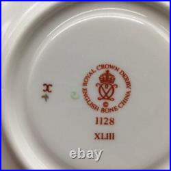 8 Royal Crown Derby Old Imari 1128 Mint Tea Cup & Saucer Sets Ch6734
