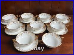 96 pcs Royal Crown Derby Vine bone china dinner service, Serve 12-16, excellen