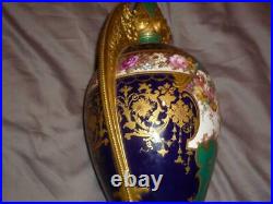 A Magnificent Royal Crown Derby Porcelain Vase Signed By Albert Gregory C1901