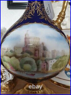 A Rare Royal Crown Derby Ewer Commemorating 40th anniversary of the Coronation