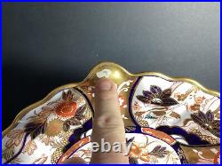 ABSOLUTE RAREST ANTIQUE 19thC Royal Crown Derby Imari Footed Compote MORTLOCK